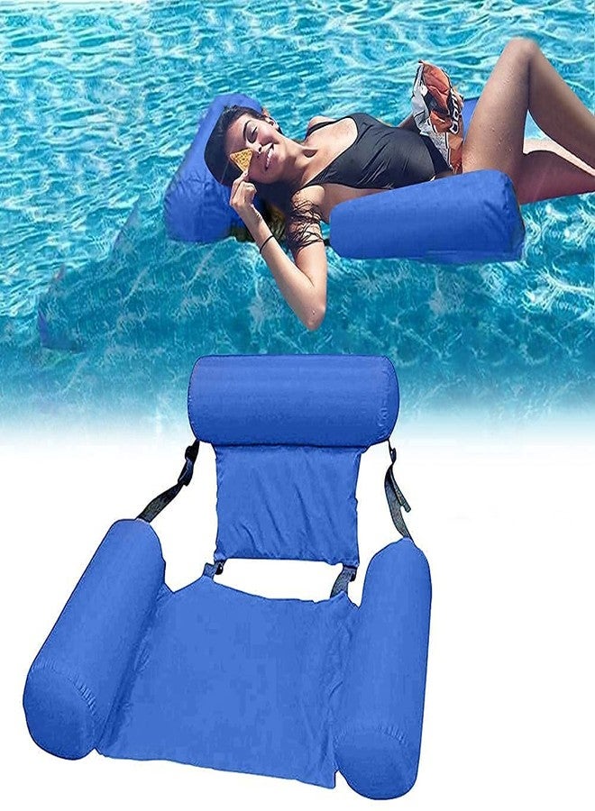 PREXI Ultimate Comfort: Adults' Inflatable Pool Float Lounge Chair with Pump - Water Hammock Pool Toy for Relaxing Summer Lounging - Image 3